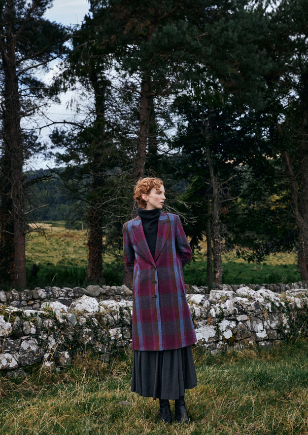 SHARONA CRAIG Wool tweed coat