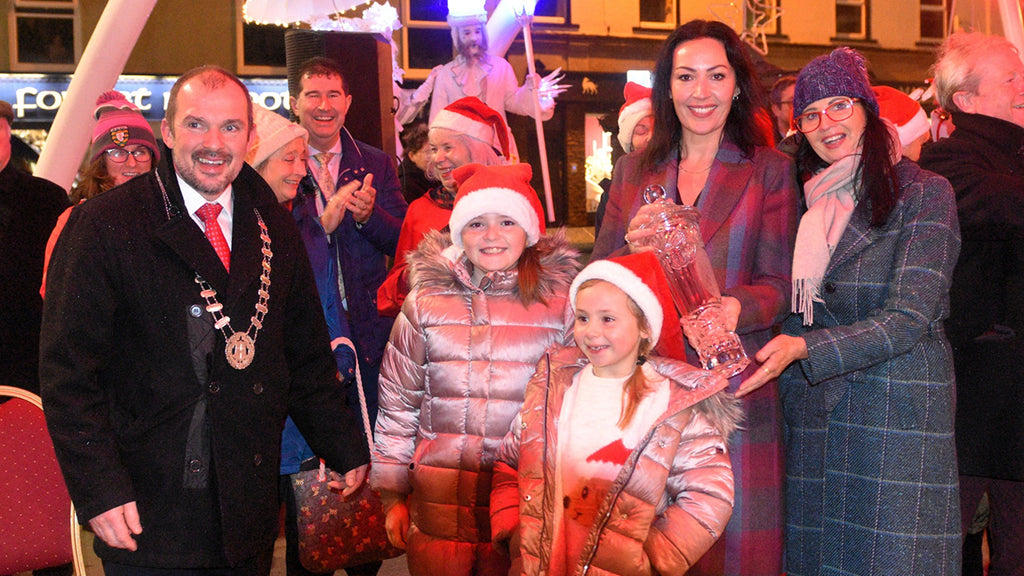 Triona’s Festive Window Wins Big at Donegal Town Lights Switch-On