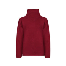 Load image into Gallery viewer, Berry, Funnel Neck Slouchy Sweater
