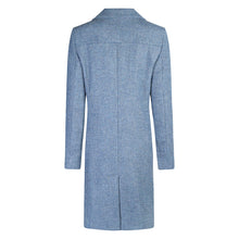 Load image into Gallery viewer, Blue Aisling Donegal Tweed Knee Coat
