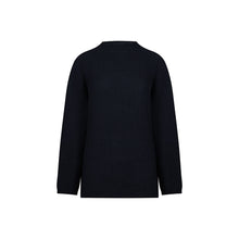 Load image into Gallery viewer, Navy Ciara Funnel Neck Sweater
