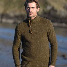 Load image into Gallery viewer, Olive Toggle Button Sweater
