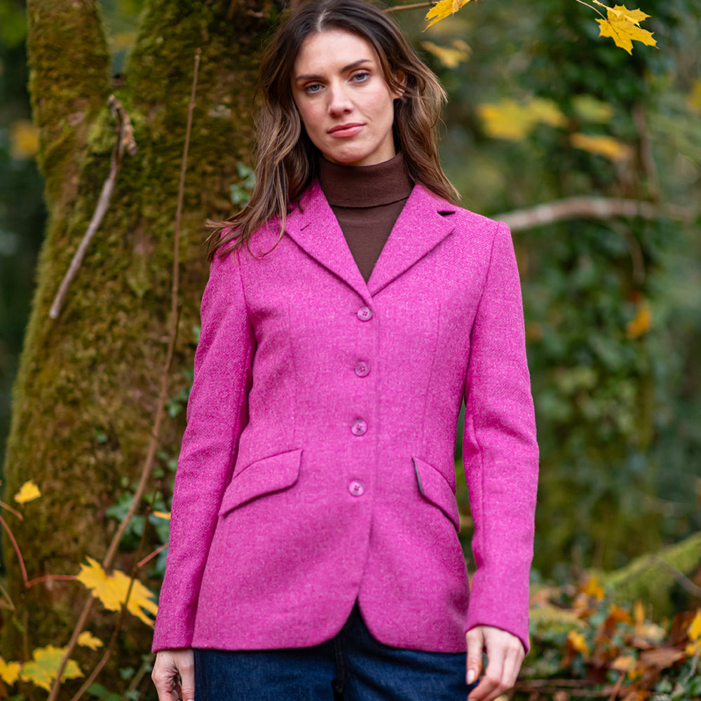 Pink Fiadh Donegal Tweed Jacket