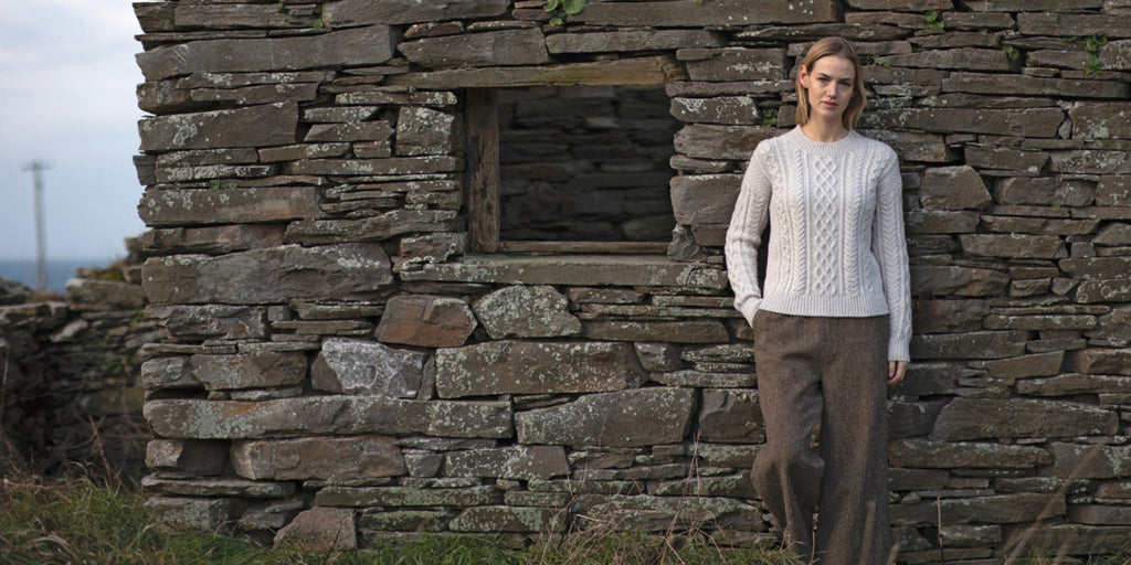 Fisherman Out of Ireland Triona Design Brand Page Womens Sweaters