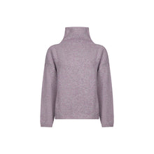Load image into Gallery viewer, Lilac Funnel Neck Slouchy Sweater
