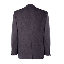 Load image into Gallery viewer, Charcoal &amp; Navy Herringbone James Classic Gents Tweed Jacket
