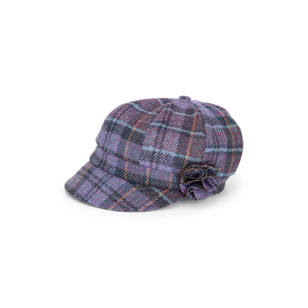Newsboy-Cap-Heather-Check
