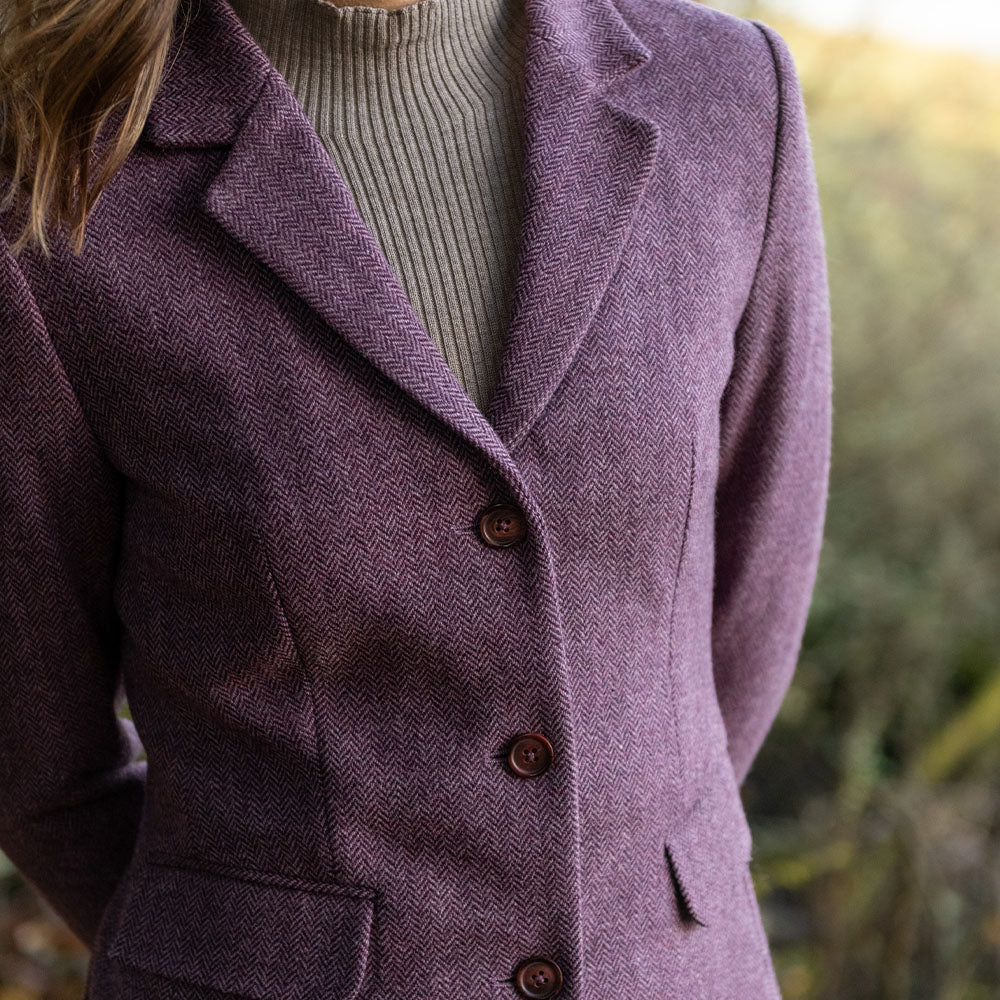 Heather Herringbone Orla Donegal Tweed Jacket