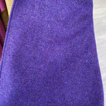 Load image into Gallery viewer, Purple Fleck Donegal Tweed Blanket
