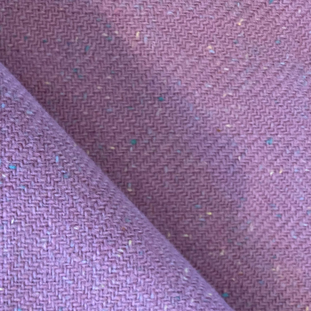 Dusty Pink Donegal Tweed Blanket