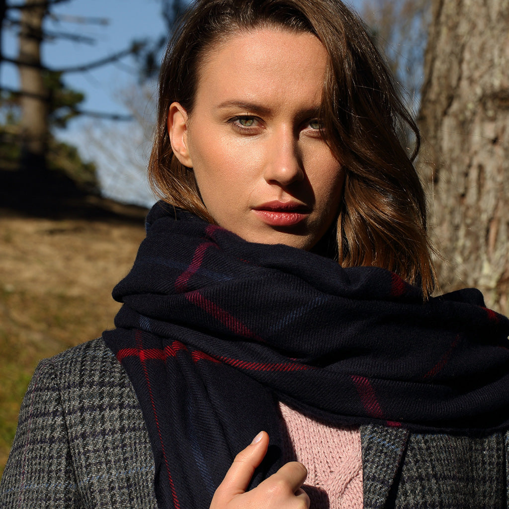 Womenswear Donegal Tweed Wool Scarves Triona Design Brand Page