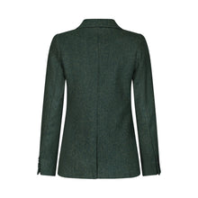 Load image into Gallery viewer, Green Herringbone Fiadh Donegal Tweed Jacket Back
