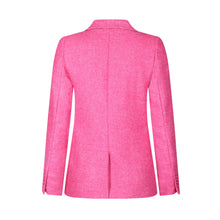 Load image into Gallery viewer, Pink Fiadh Donegal Tweed Jacket Back
