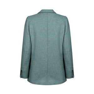 Sea Green Cara Donegal Tweed Blazer