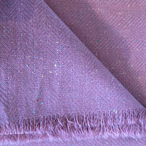 Dusty Pink Donegal Tweed Blanket