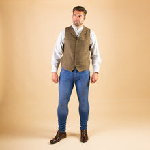 Load image into Gallery viewer, Collared Waistcoat, Brown Prince of Wales
