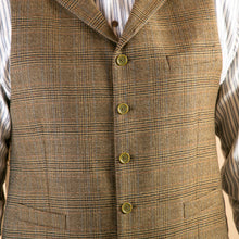 Load image into Gallery viewer, Collared Waistcoat, Brown Prince of Wales
