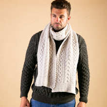 Load image into Gallery viewer, Silver Cathal Aran Scarf
