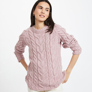 Pink Supersoft Crew Neck Sweater
