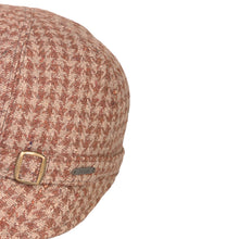 Load image into Gallery viewer, Donegal Tweed Flapper Cap, Brown Check
