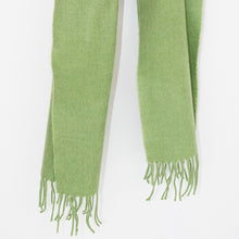 Load image into Gallery viewer, Green Merino Wool Scarf
