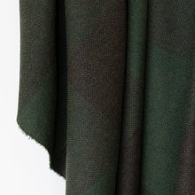 Load image into Gallery viewer, Green Check Donegal Tweed Fabric Sample
