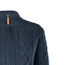 Load image into Gallery viewer, Blackwatch Half Zip Cable Sweater
