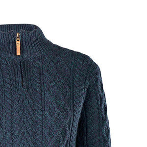 Blackwatch Half Zip Cable Sweater