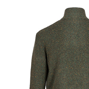 Green Lightweight Half Zip Sweater