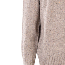 Load image into Gallery viewer, Oatmeal Lightweight Half Zip Sweater
