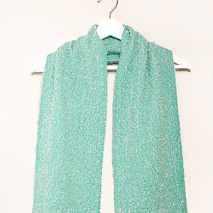 Spearmint Puffin Scarf