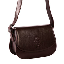 Load image into Gallery viewer, Brown Traditional Leather Crossbody Handbag
