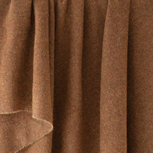 Load image into Gallery viewer, Rust Brown Herringbone Donegal Tweed Fabric Sample

