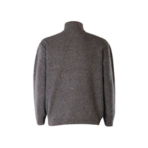 Charcoal Lightweight Half Zip Sweater