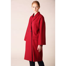 Load image into Gallery viewer, Cocoon Coat, Red
