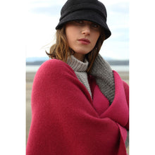 Load image into Gallery viewer, Luxury Wrap Cape, Raspberry
